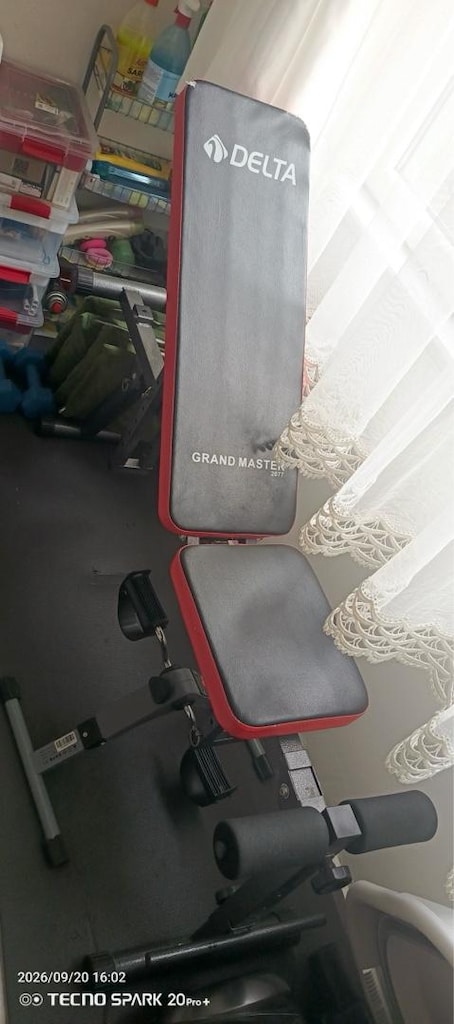spor bench sehpası ve dambıl seti spor malzemeleri - 3