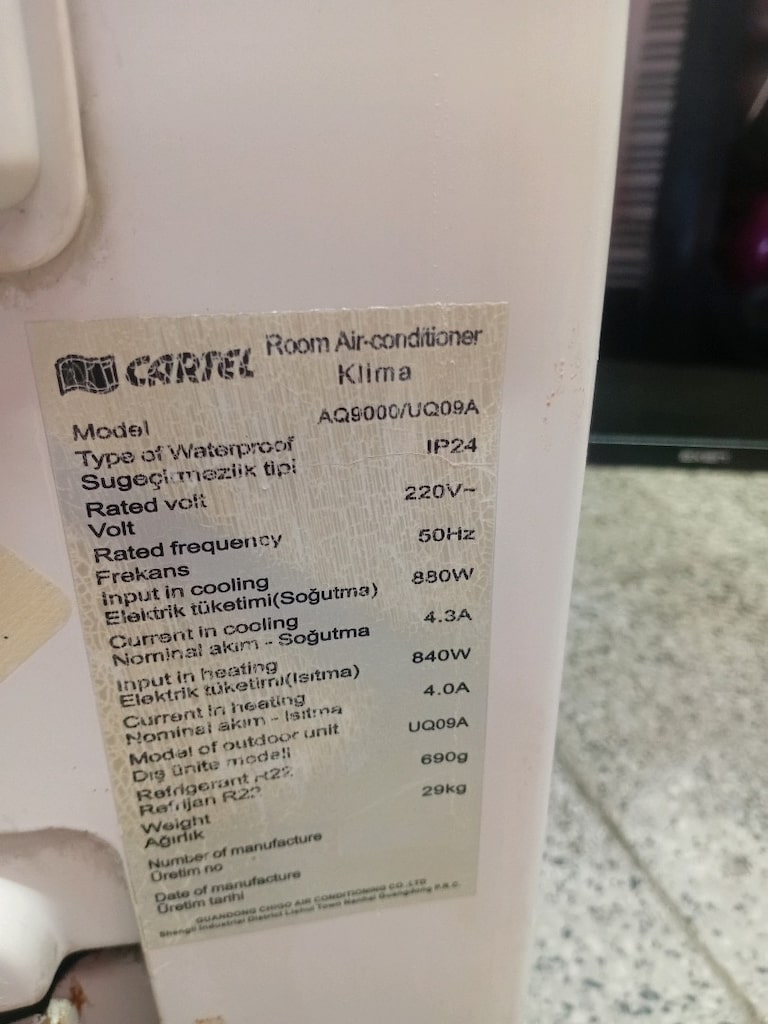 CARTEL 9.000 BTU SPLİT KLİMA - 4