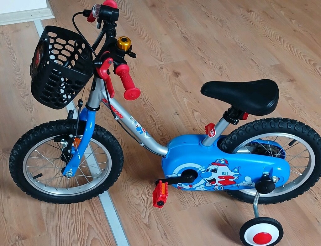 btwin çocuk bisikleti 14 jant Decathlon YENİ GİBİ Ön Sepetli de var - 8