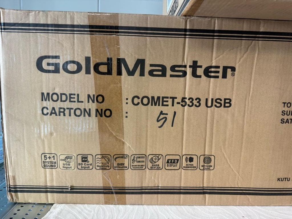 Sıfır Kutulu GoldMaster COMET-533 USB 5+1 Ses Sistemi (125W RMS) - 2