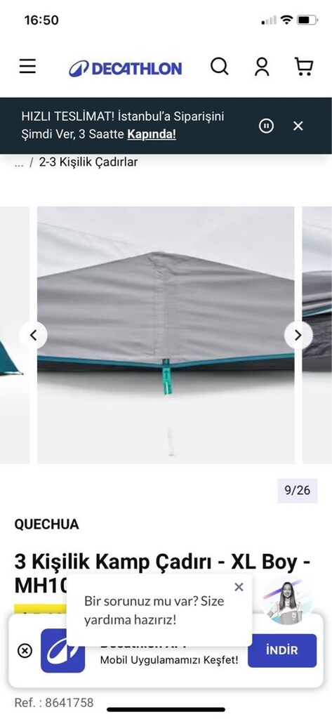 DECATHLON ÇADIRIM SATILIK - 11