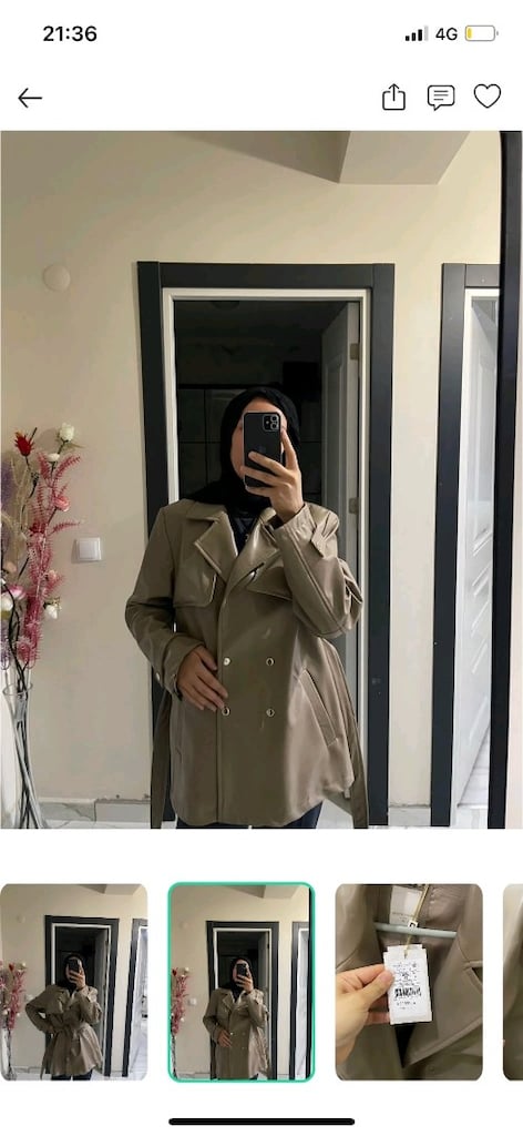 Pierre Cardin deri ceket