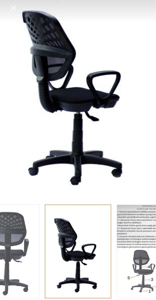 SIFIR OFİS SANDALYESİ UYGUN FİYAT - 3
