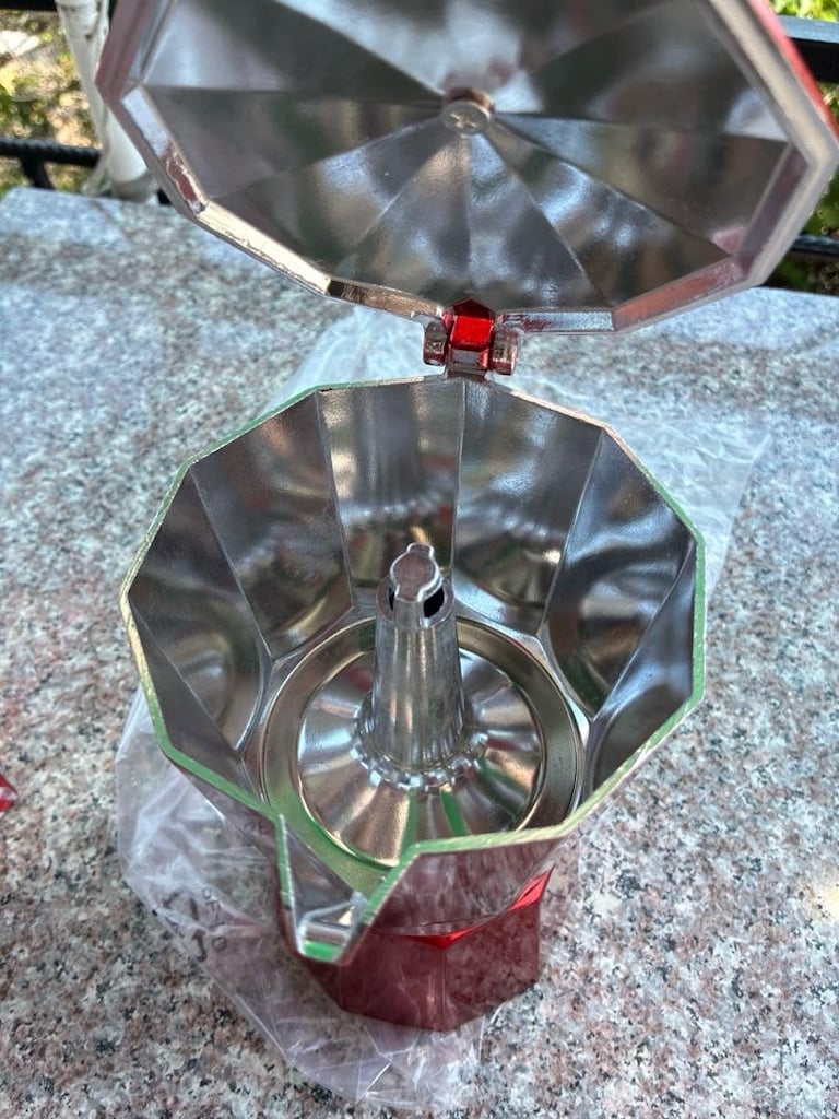 luigi ferrero marka moka pot( klasik kahve makinası) - 7