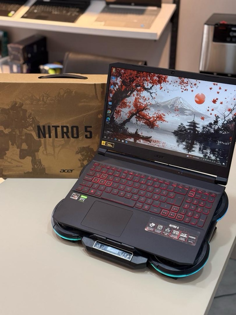 TERTEMİZ ACER NİTRO 5 GAMİNG LAPTOP RTX 3050 ~ AMD Ryzen 5 5600H - 9