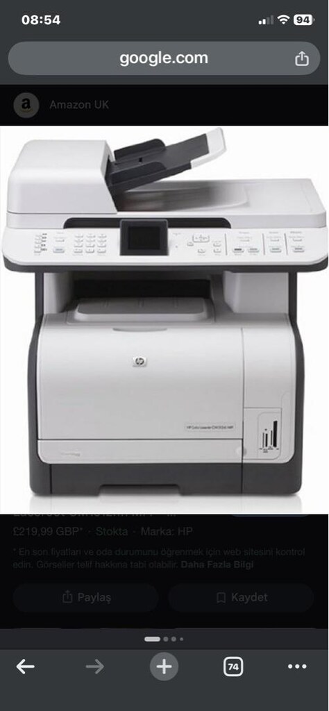 HP Renkli Tonerli Çok fonksiyonlu yazıcı Sıkıntısız - 4