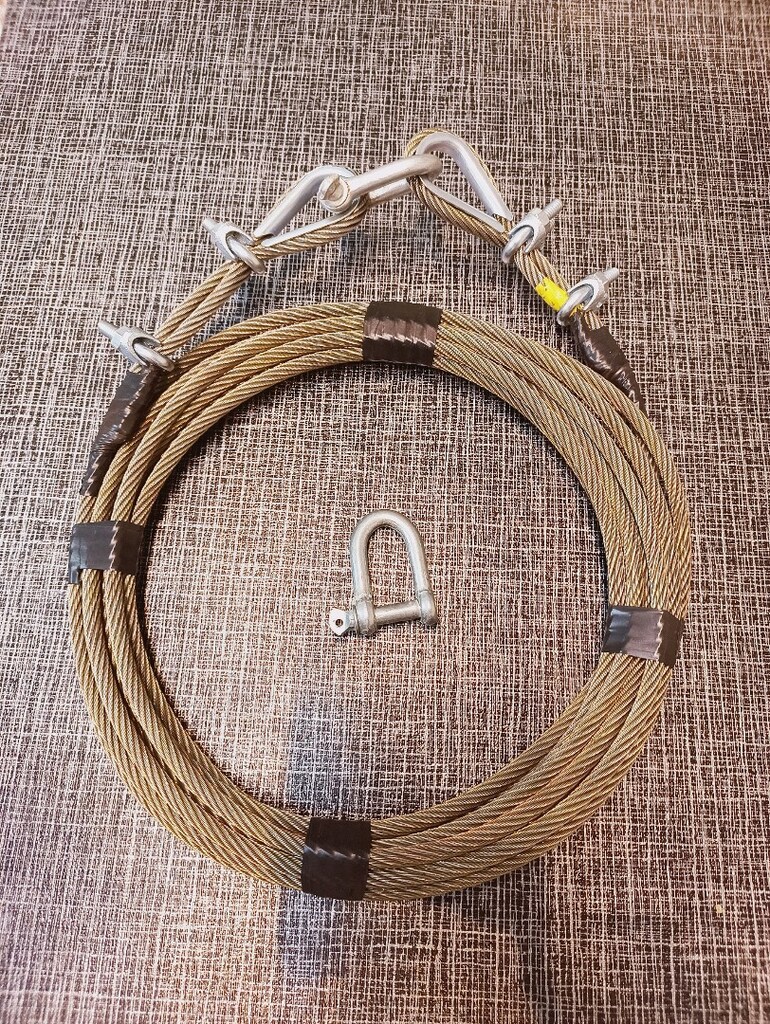 Çekme halatı 2 ton - 3