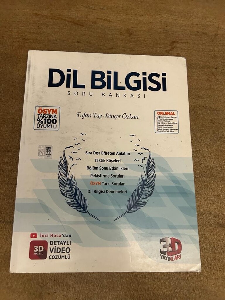 3D detaylı video çözümlü dil bilgisi soru bankası - 8