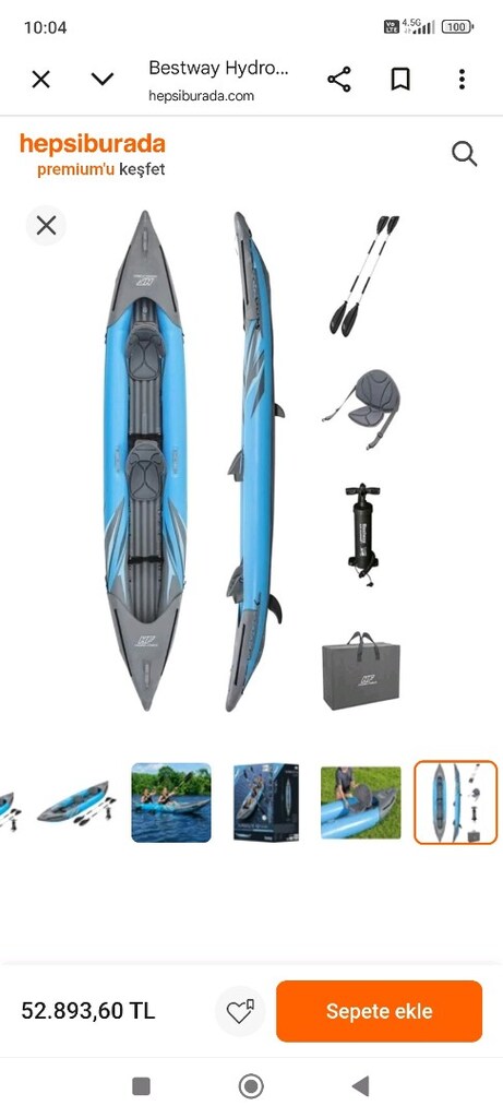BESTWAY HİDRO FORCE 2 KİŞİLİK ŞİŞME BOT - 2