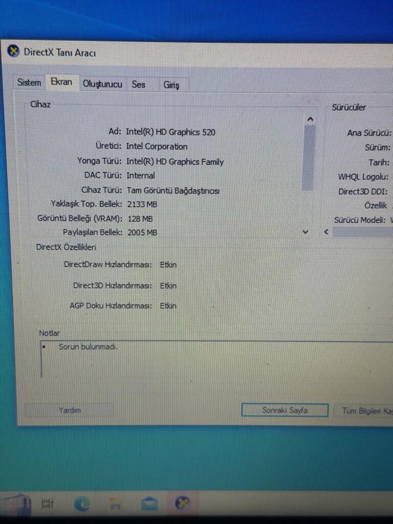HP Dizüstü Laptop i3-6006 İşlemcili - 3