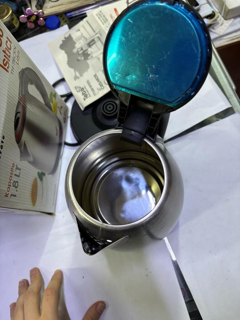 Teba Paslanmaz Çelik Su Isıtıcı 1.8 LT | Gizli Rezistans | 1500W - 4
