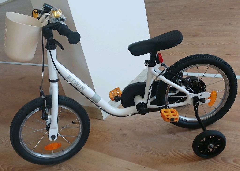 BTWIN Discover 100 14 İnç Jant 3-5 Yaş Beyaz Çocuk Bisikleti - 20