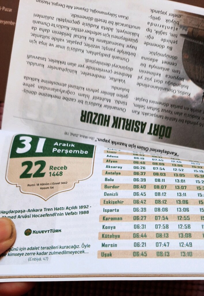 2026 TAKVİMİ - 12
