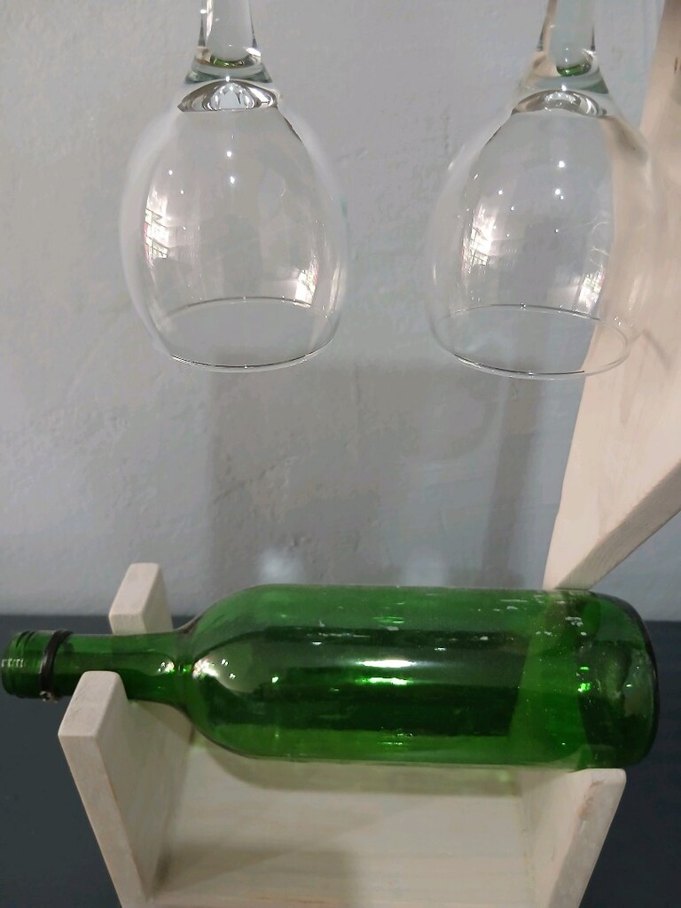 ŞİŞE STANDI AHŞAP - 6