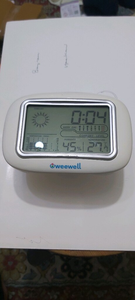 weewell masaüstü saat - 2