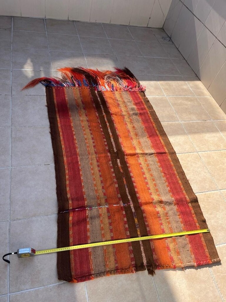 antika el dokuma yün kilim - 3