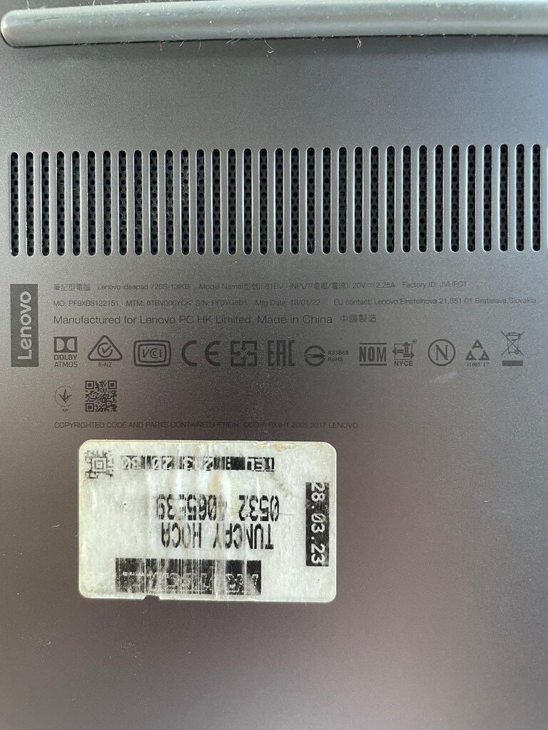 Öğretmenden temiz Lenovo Bilgisayar 720S-13IKB - 6