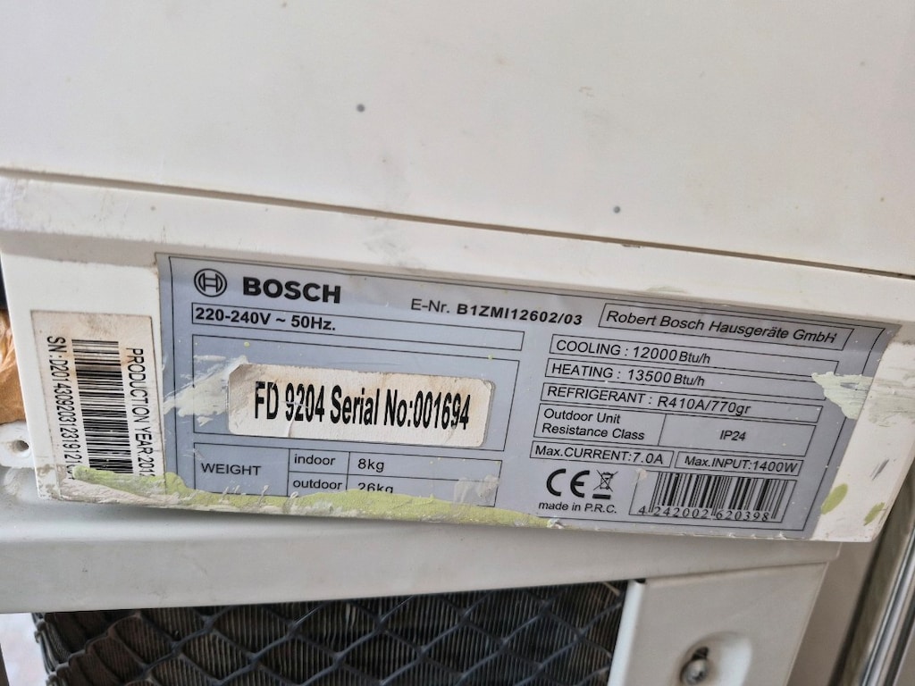 Bosch B1ZMI12602/03 Klima Çıkma Orjinal Yedek Parçalar - 3