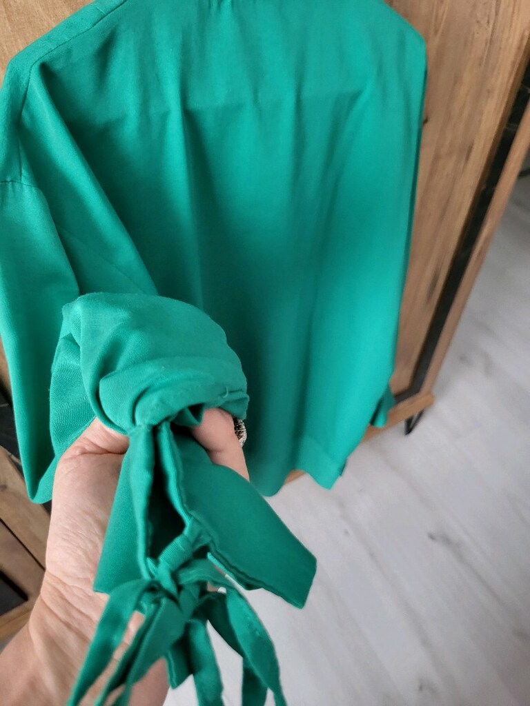 zümrüt yeşili gömlek tunık - 3