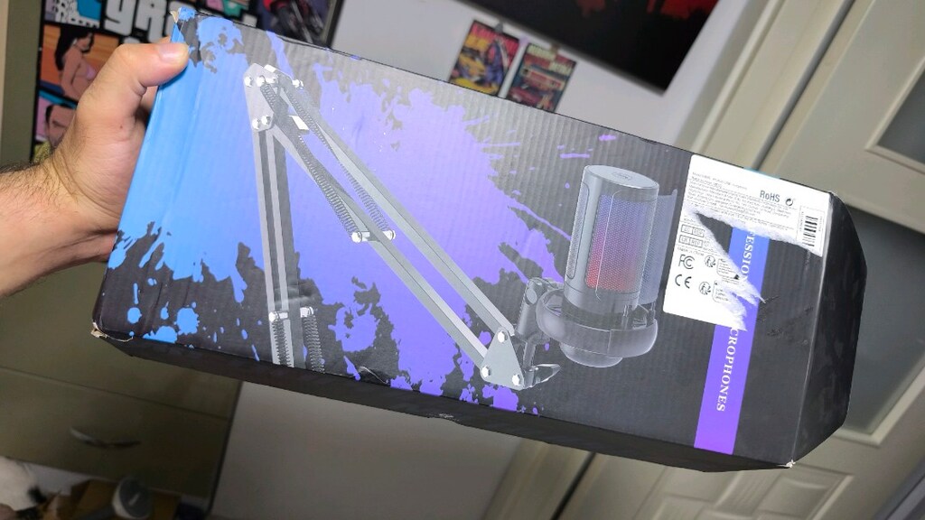 Gaming Me6s mikrofon ve stand - 5