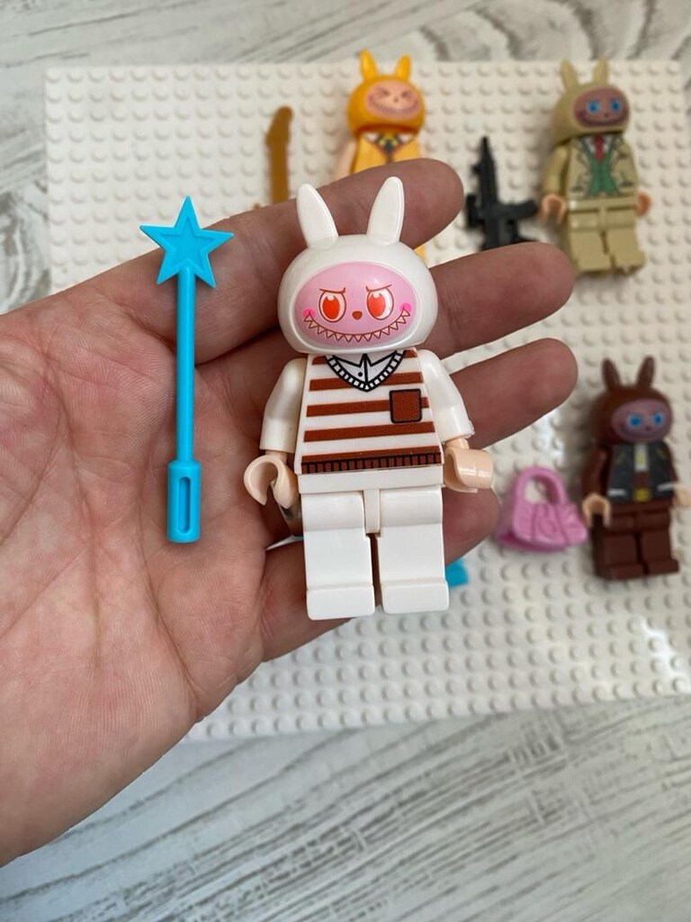 Lego duplo uyumlu labubu figürleri - 3