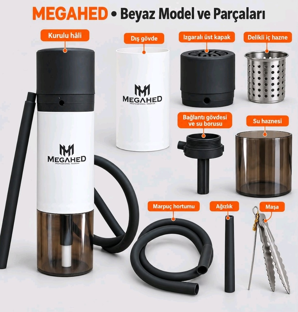 Cep Tipi Dev Performans: Megahed Taşınabilir Nargile - 3