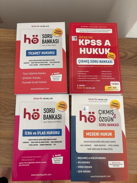 hukuk öğretir kitapları yeni