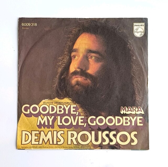 DEMİS ROUSSOS GOODBYE MY LOVE DÖNEM 45LİK PLAK