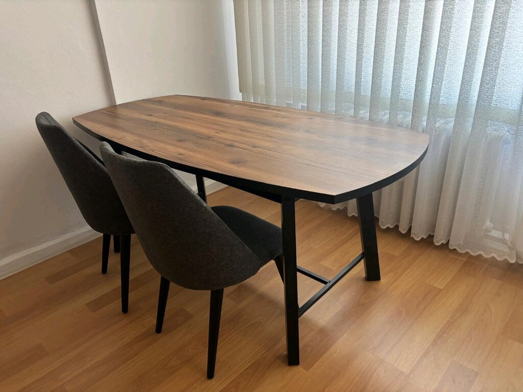 Şık ve Modern Yemek Masası Takımı (180x90 cm) + Bench + 2 Sandalye - 2