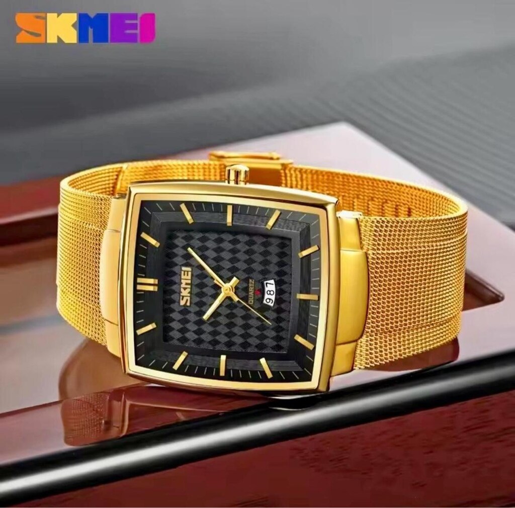 SIFIR/İTHAL/LÜX İsviçre Mekanizma,Komple 18K Altın Kaplı,Hasır Kordon - 2