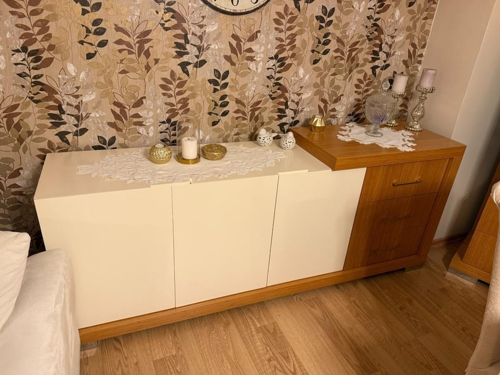 Sıfır ayarında özel bambu ağacı yemek odası takımı - 3