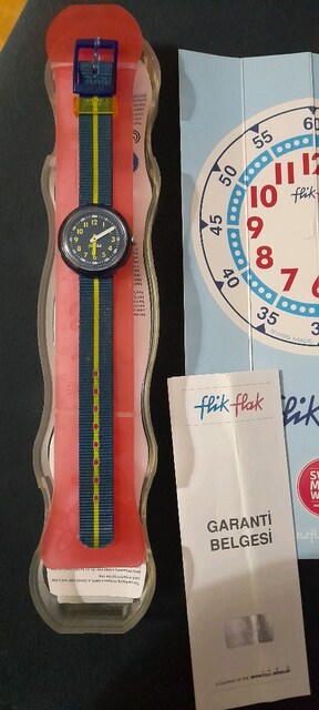 flik flak swatch erkek çocuk saat