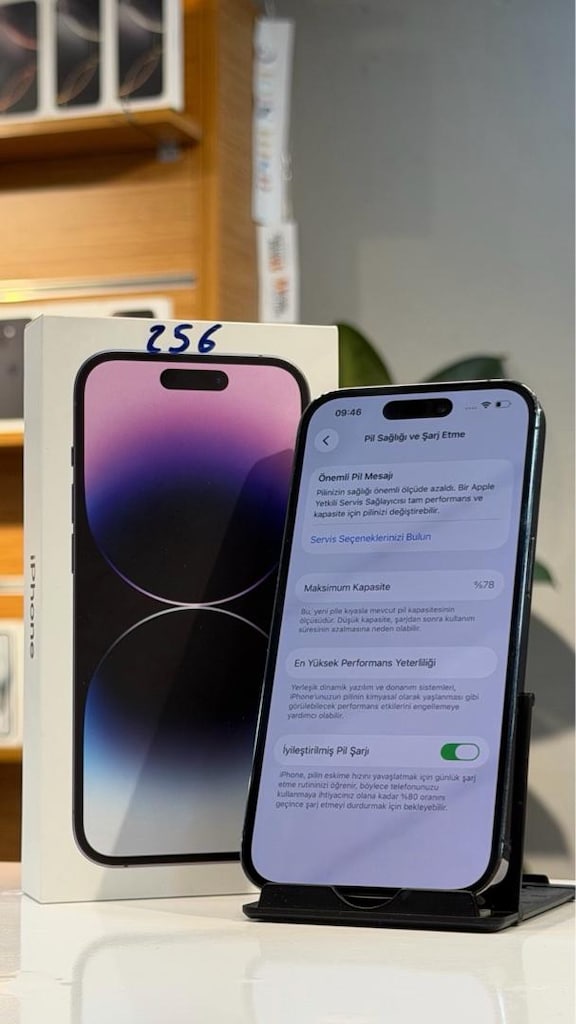 İPHONE 14 PRO 256 GB PİL :79 Hatasız / tertemiz TR - 4