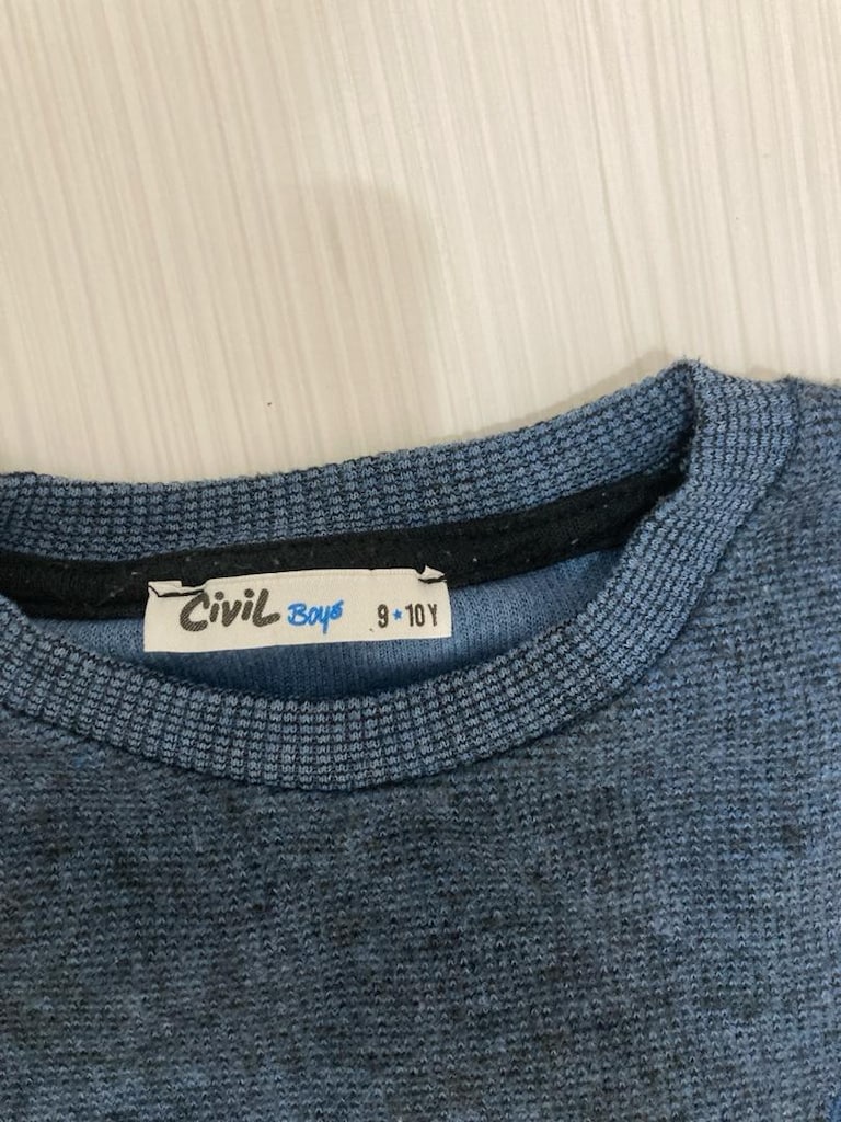 erkek çocuk kazak civil 9-10 yaş - 2