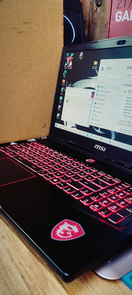 Süper Msi Notebook 120HZ Efsane i7 7700 işlemci Her Oyun Full Gtx1060 - 8