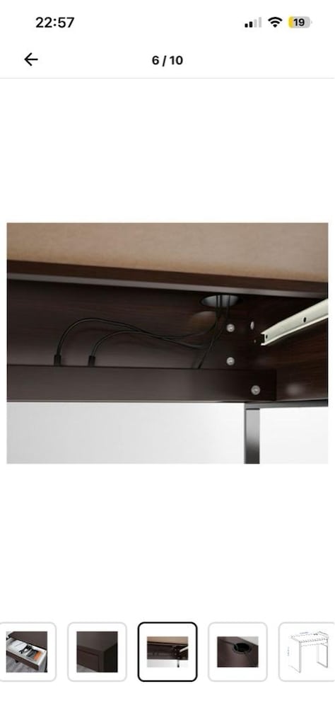ikea mıcke çalışma masası - 4