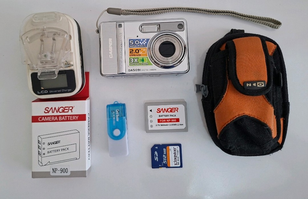 Casper DA-5091Dijital Fotoğraf Makinesi 5.0 Megapiksel 3x Zoom Gümüş - 8