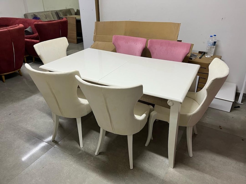 6 SANDALYELİ SALON MASA TAKIMI - 5