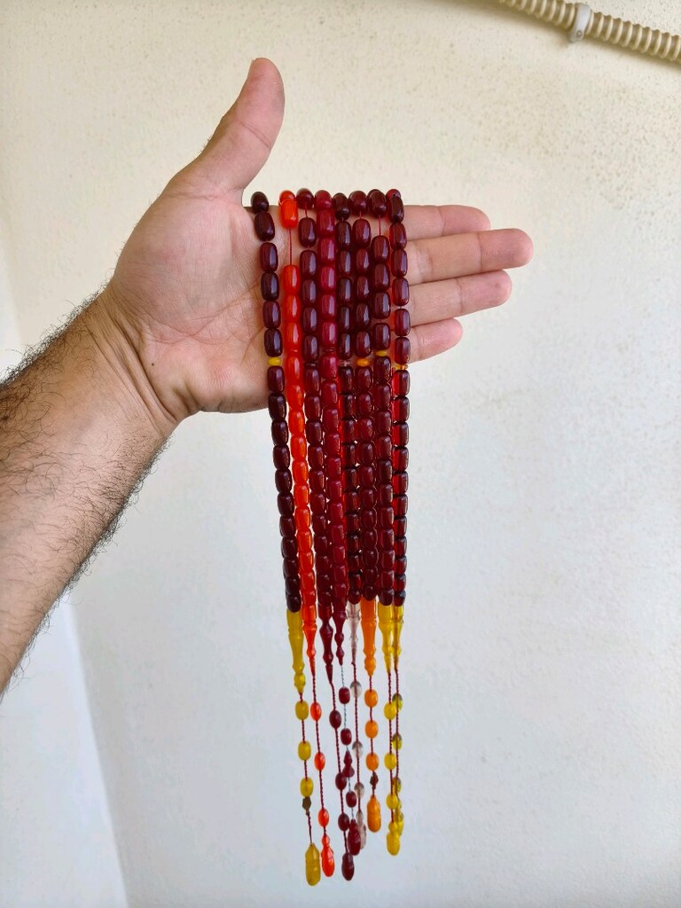 orjinal Alman döküm imzalı Osmanlı benzetme sıkma kehribar - 2