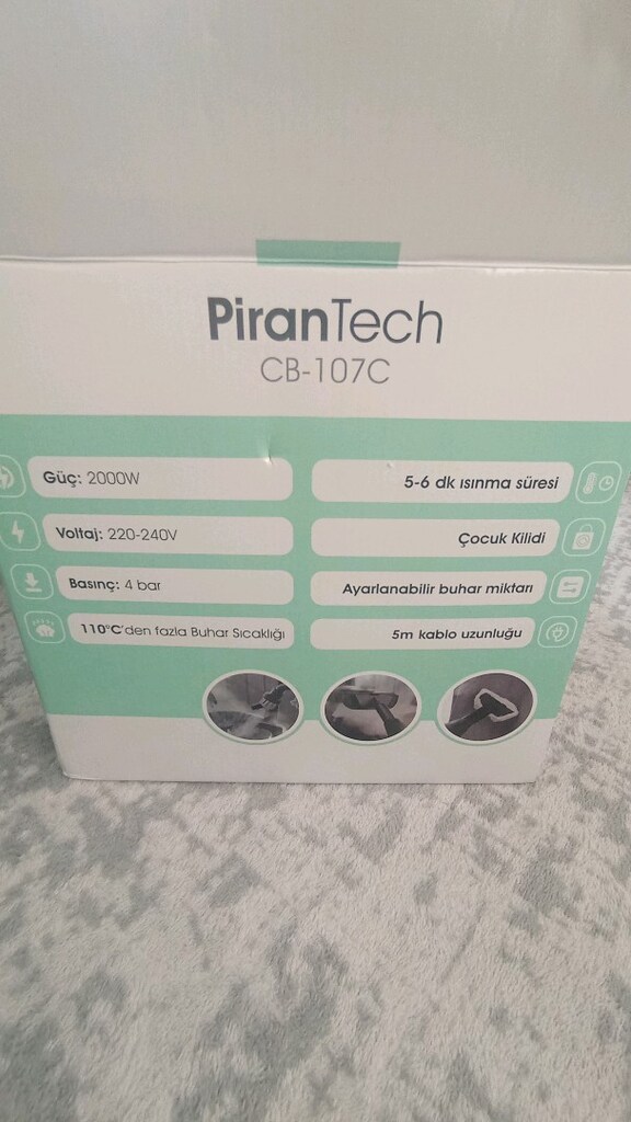 Pirantech Buharlı Temizleyici - 6