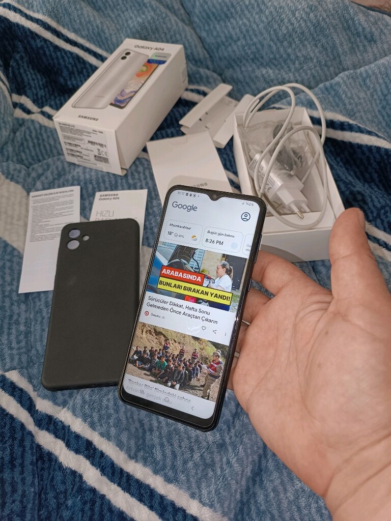 Samsung a04 128gb hafıza 4gb ram yurtiçi cihazı tr ciftsimli - 2