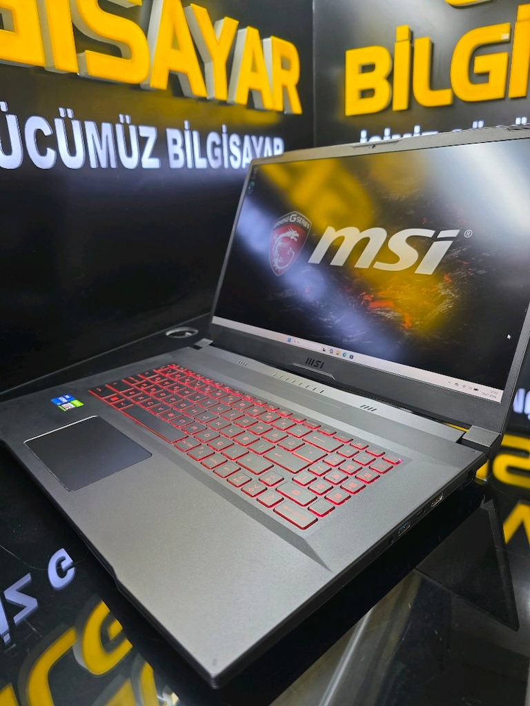 MSİ 17.3 İ7 11800H RTX3050 32GB RAM SİFİRDAN FARKSİZ - 2