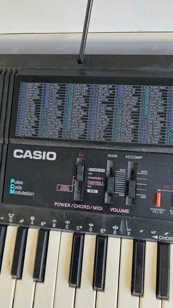 Casio Mt-740 org, 61 tuş, japon, stand, çanta - 4