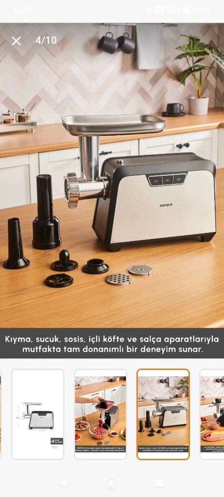 Karaca kıyma makinası - 4