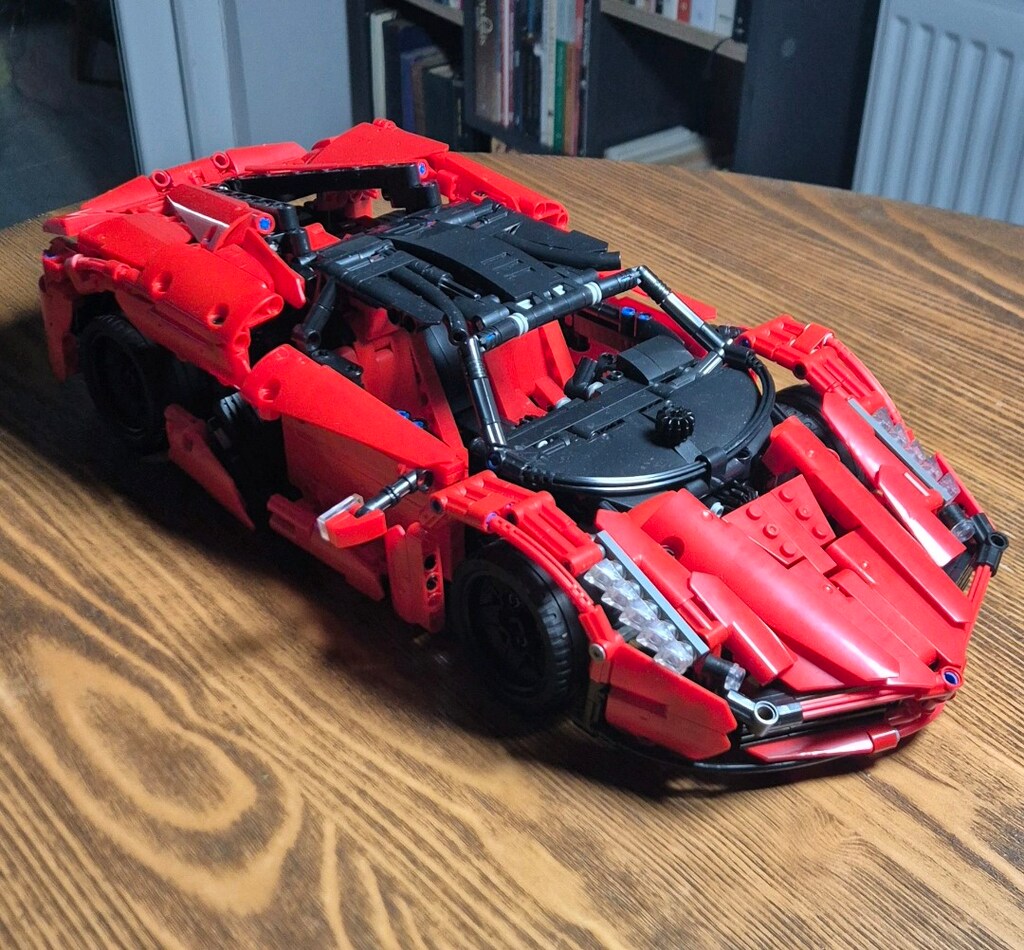 ZheGao 1580 Parça Ferrari Lego 1:10 Büyük Ölçek - 8
