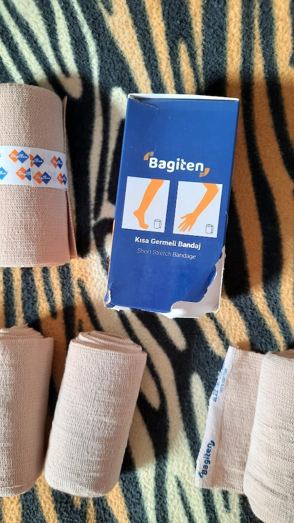 Kompresyon Bandajı Kısa Germeli Bandaj - 5