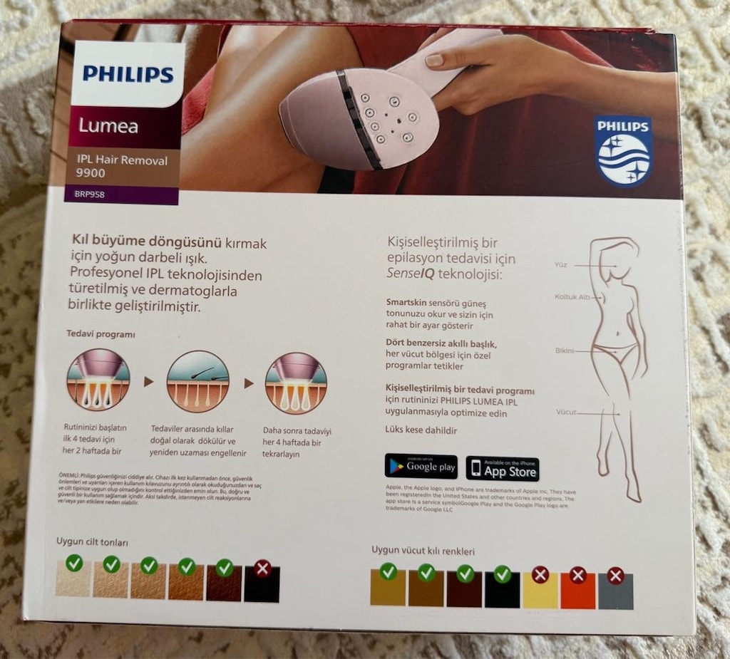 SIFIR / HİÇ KULLANILMADI - Philips Lumea IPL 9900 Series (BRI958) - 2