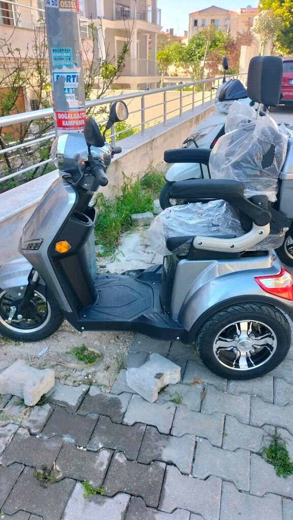 3 tekerlekli elektrikli motosiklet 25 CS o kilometre o garanti servis - 2