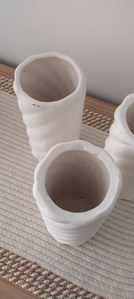 Dekoratif suscicek vazosu 3adet Ankara etimesgt 100tl pazarlisiz - 3