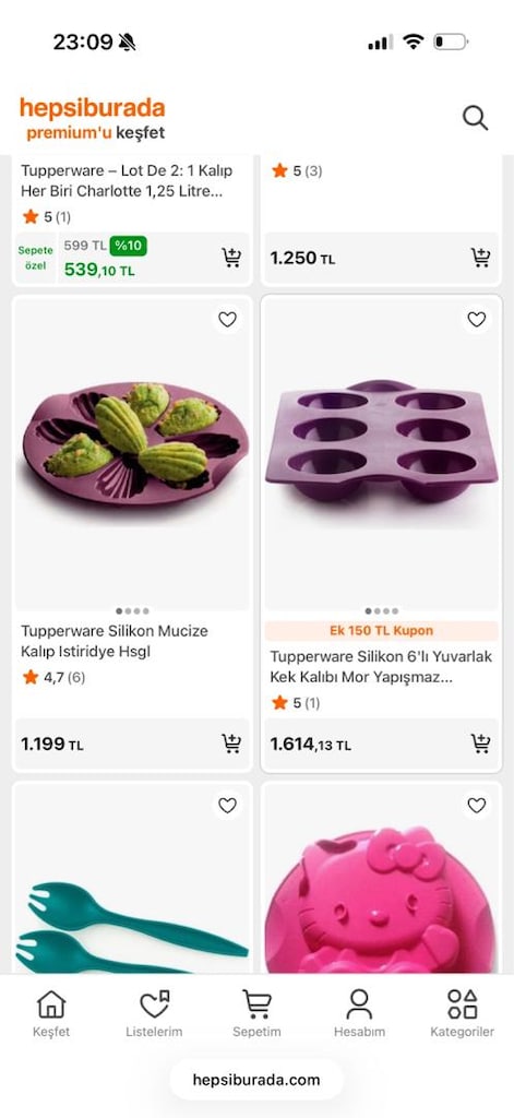 Tupperware Silikon Pişirme Kalıbı farklı modellerde - 4